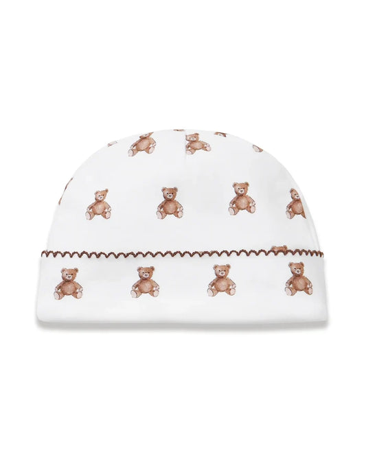 Baby Pima Hat in Teddy Tales - Madison's Niche