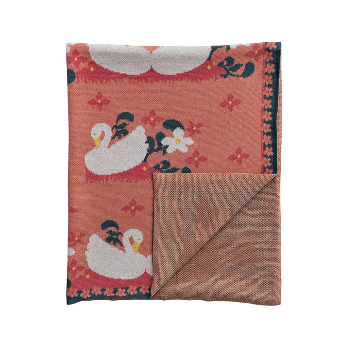 Baby Swans Blanket - Madison's Niche