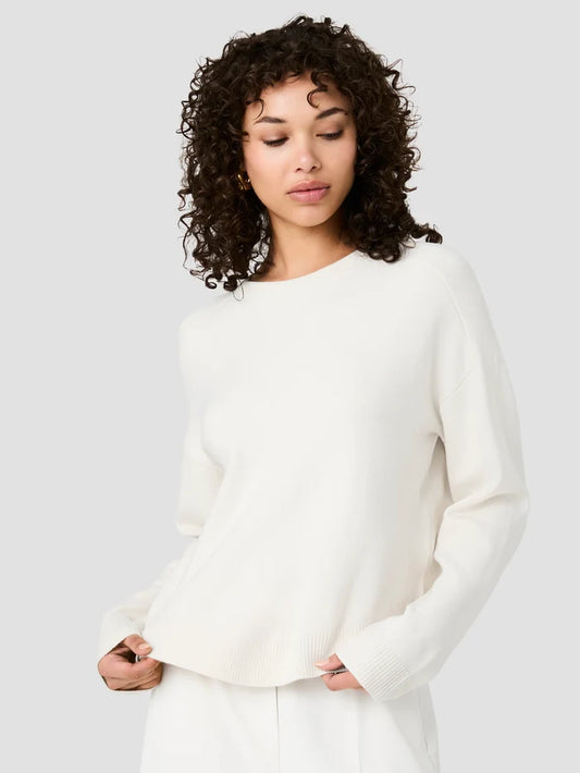 Babysoft Crewneck Pullover in Cream