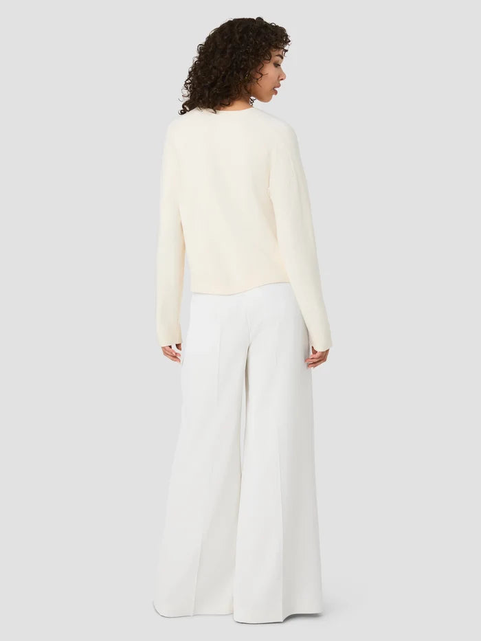 Babysoft Crewneck Pullover in Cream