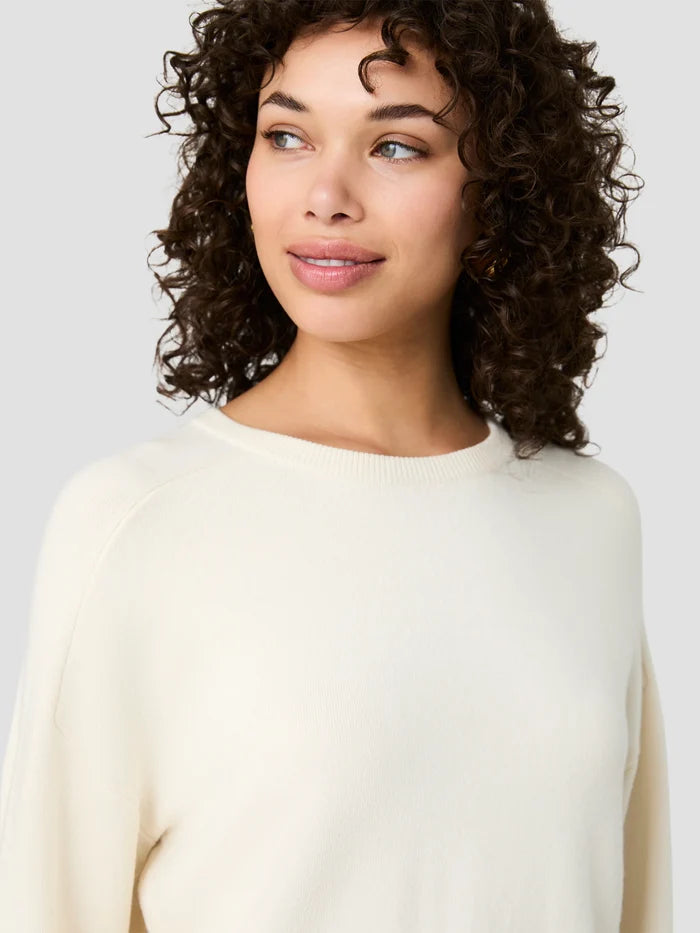 Babysoft Crewneck Pullover in Cream