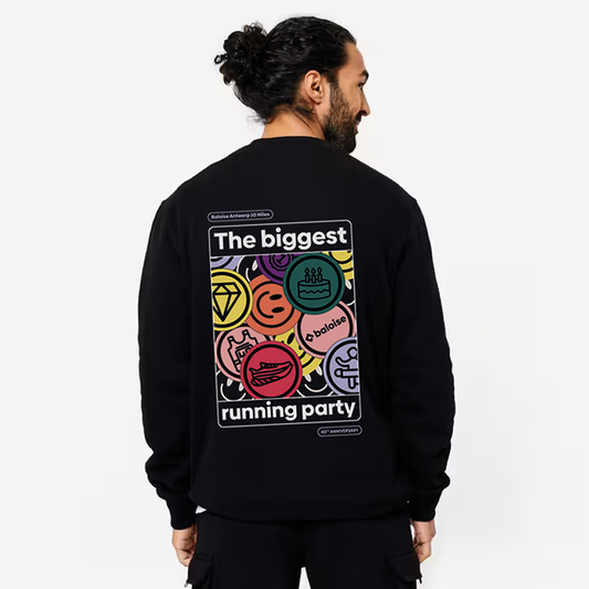 Baloise Antwerp 10 Miles - Crewneck black unisex