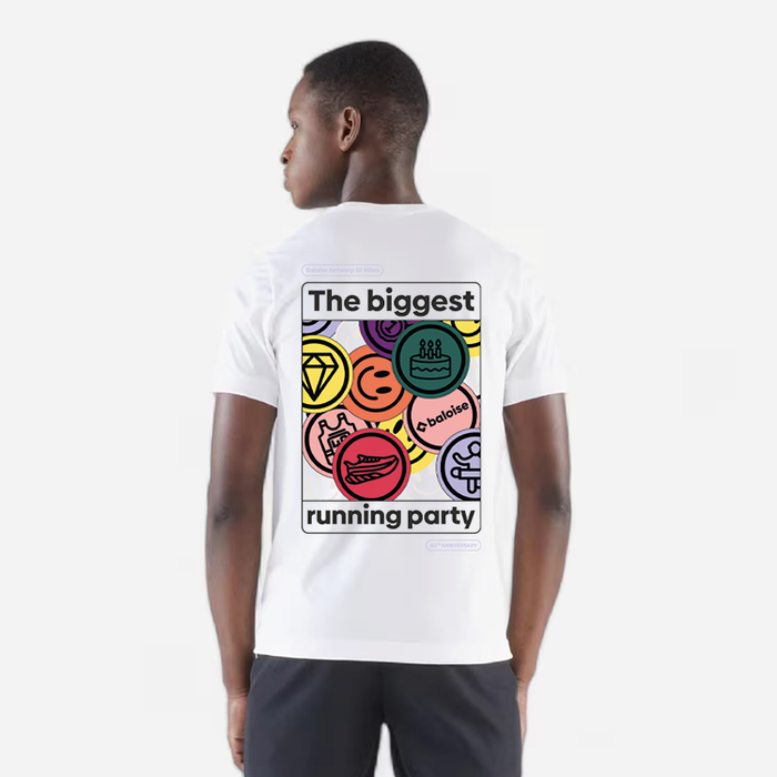 Baloise Antwerp 10 Miles - Running shirt - white men