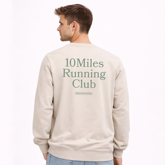 Baloise Antwerp 10 Miles Running Club - Sweater beige