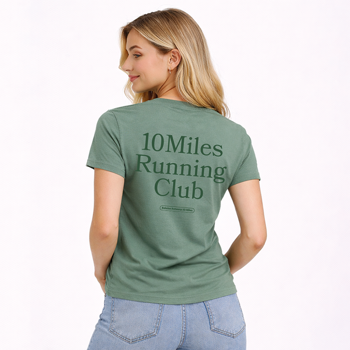 Baloise Antwerp 10 Miles Running Club - T-shirt green women