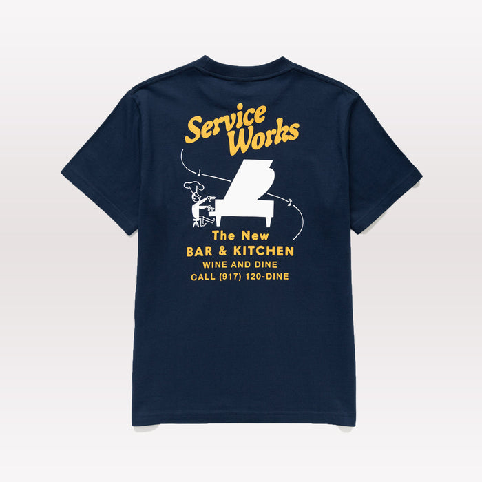 Bar & Kitchen Tee - Navy