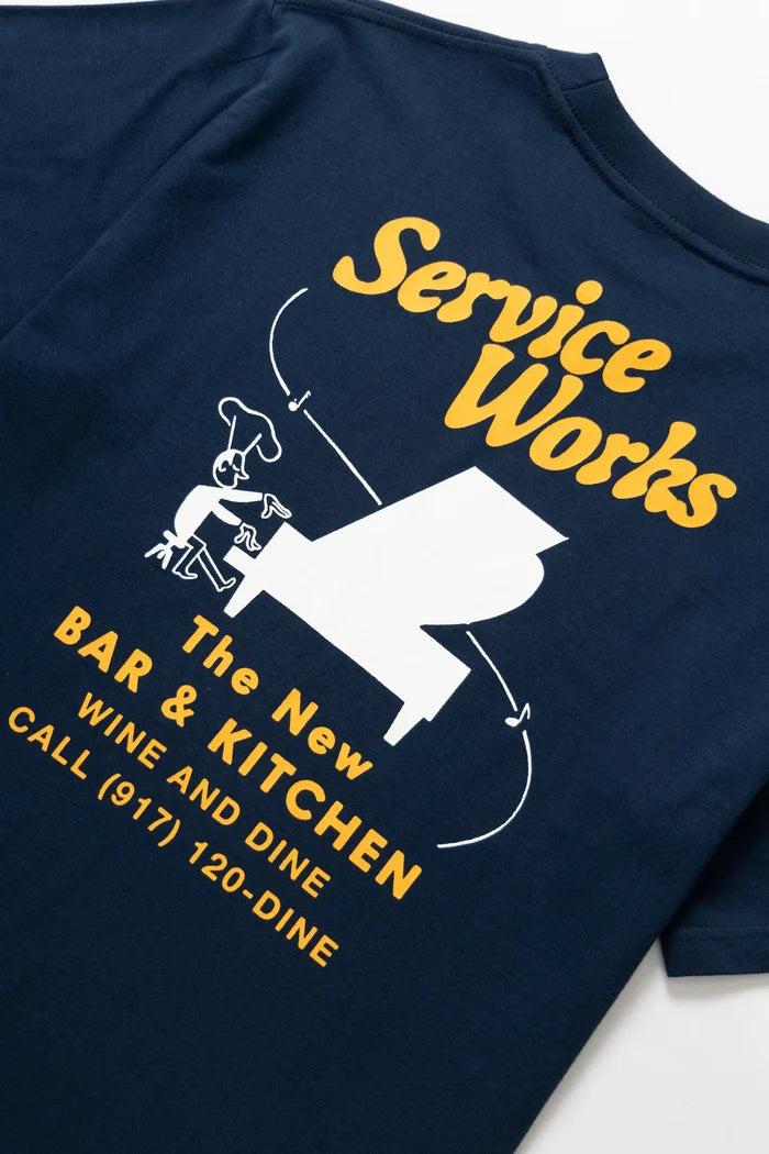 Bar & Kitchen Tee - Navy