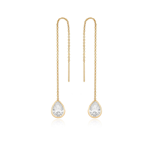 Barely There Earrings in Clear - Madison's Niche