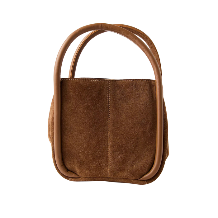 Barlow Bucket Bag in Cognac