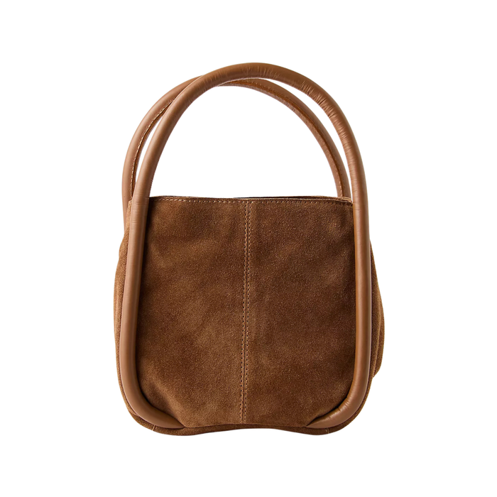 Barlow Bucket Bag in Cognac
