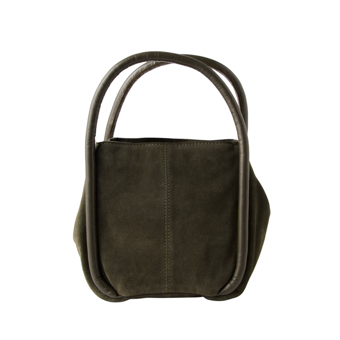 Barlow Bucket Bag in Olive