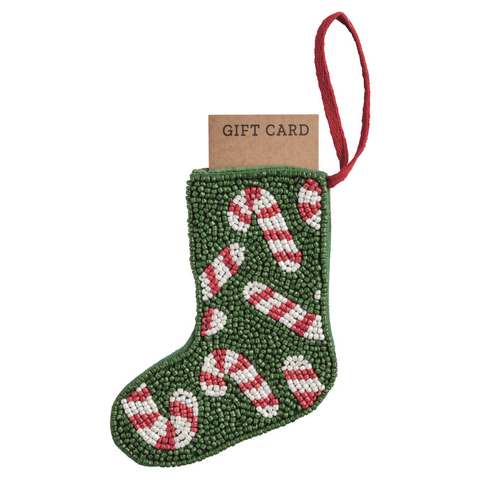 Beaded Stocking Ornament