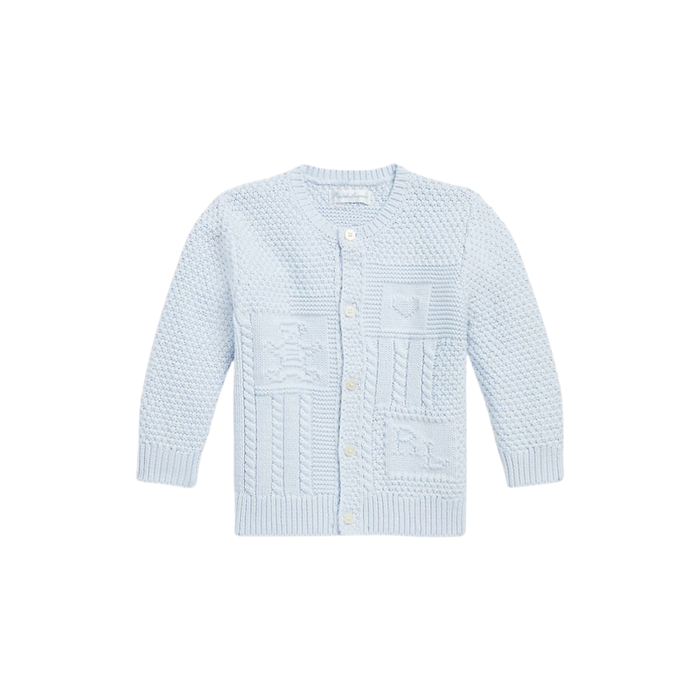 Bear Cardigan in Blue