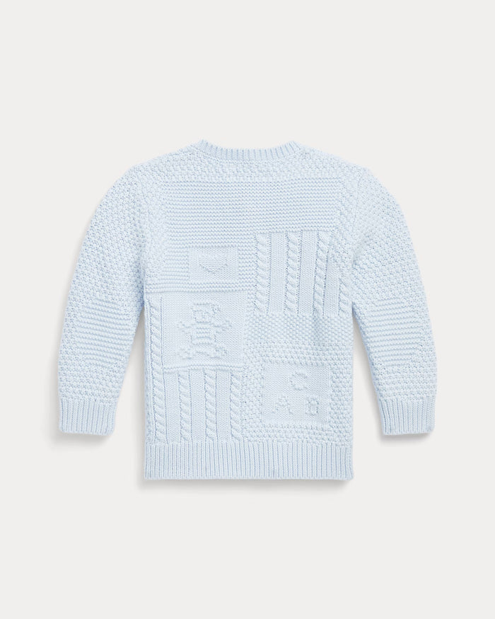 Bear Cardigan in Blue - Madison's Niche