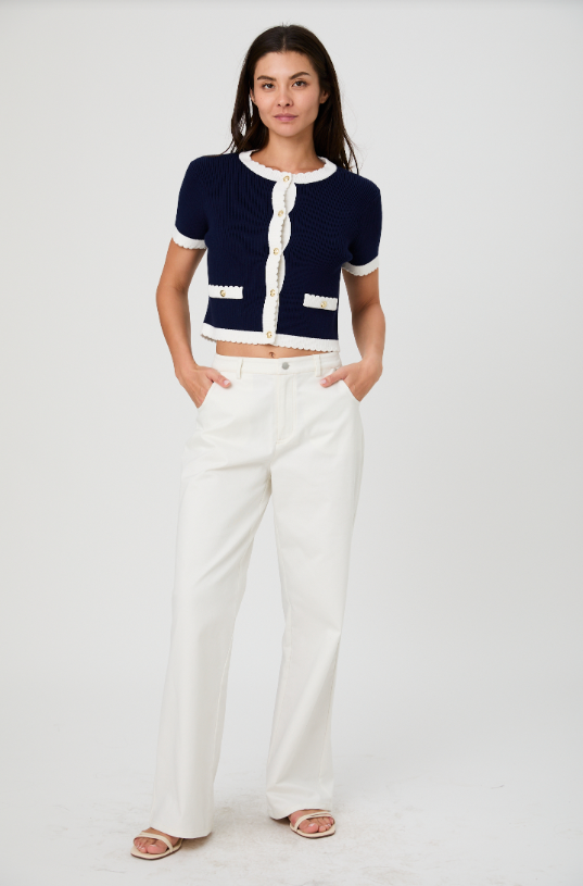 Bennet Rib Knit Top - Madison's Niche