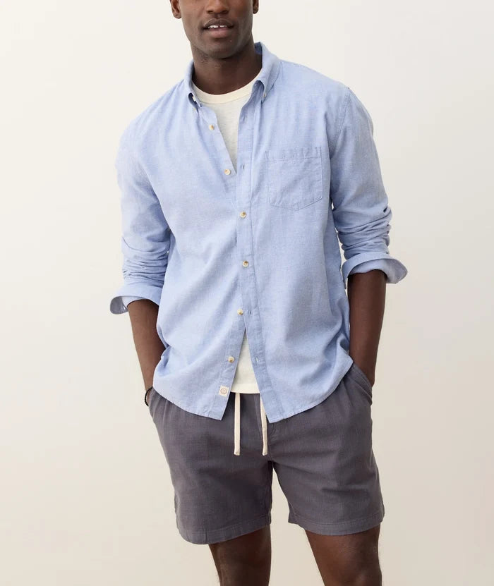 Better Than Linen Shirt in Chambray - Madison's Niche