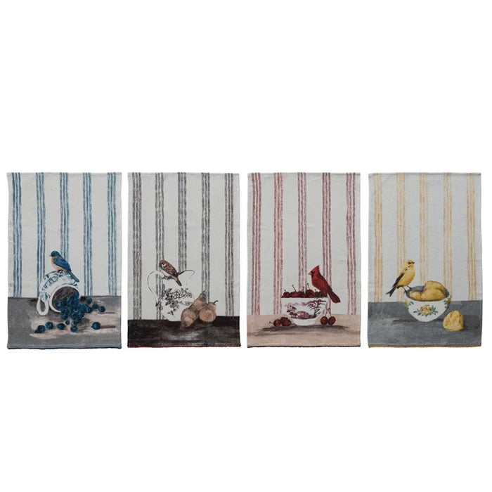 Bird Waffle Weave Tea Towel - Madison's Niche