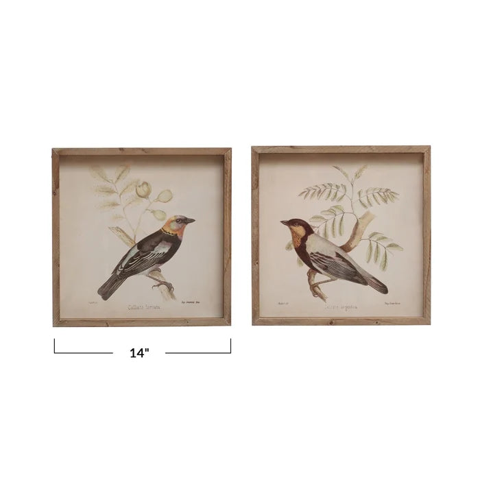 Bird Wall Decor 14" Square - Madison's Niche