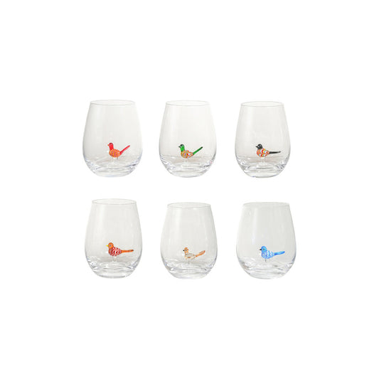 Bird Wine Glass