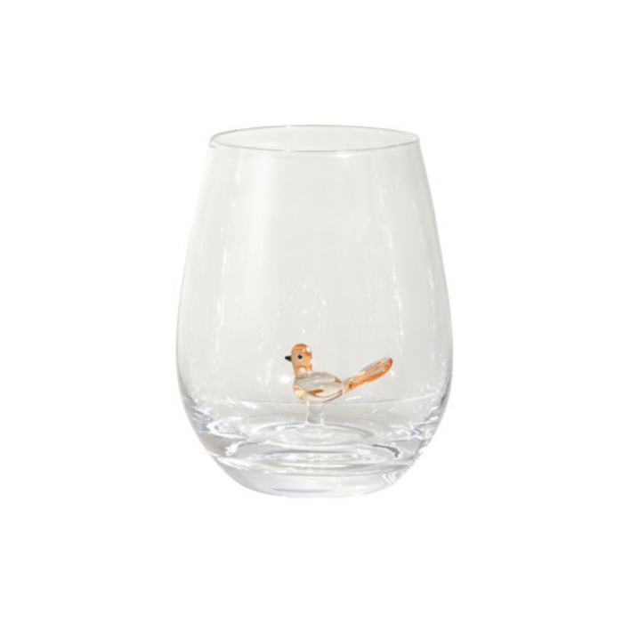 Bird Wine Glass