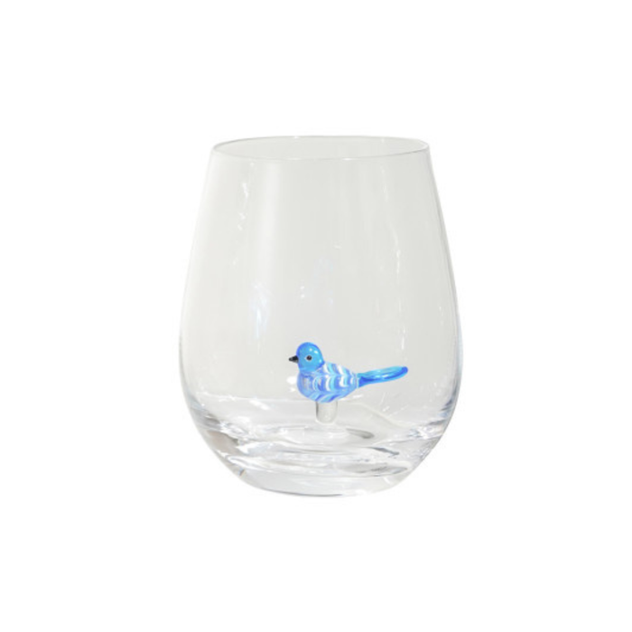 Bird Wine Glass