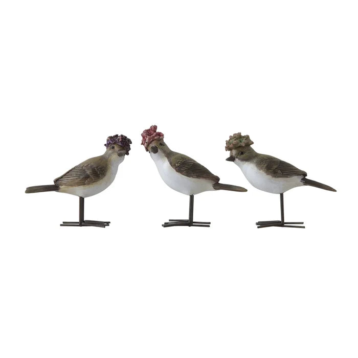 Bird with Flower Hat - Madison's Niche