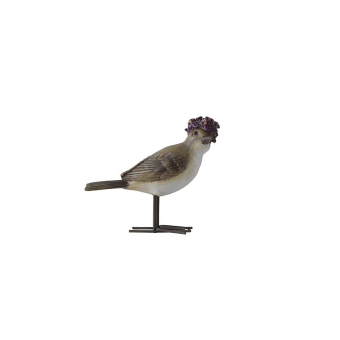 Bird with Flower Hat - Madison's Niche