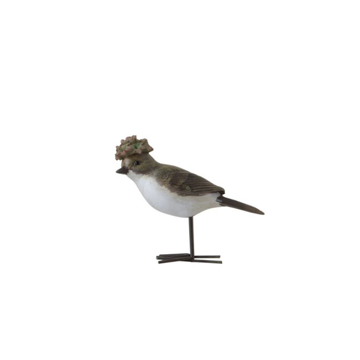 Bird with Flower Hat - Madison's Niche