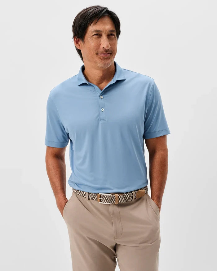 Birdie Jersey Polo in Carbon Fiber - Madison's Niche