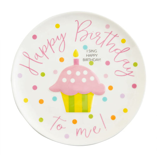 Birthday Girl Singing Plate - Madison's Niche