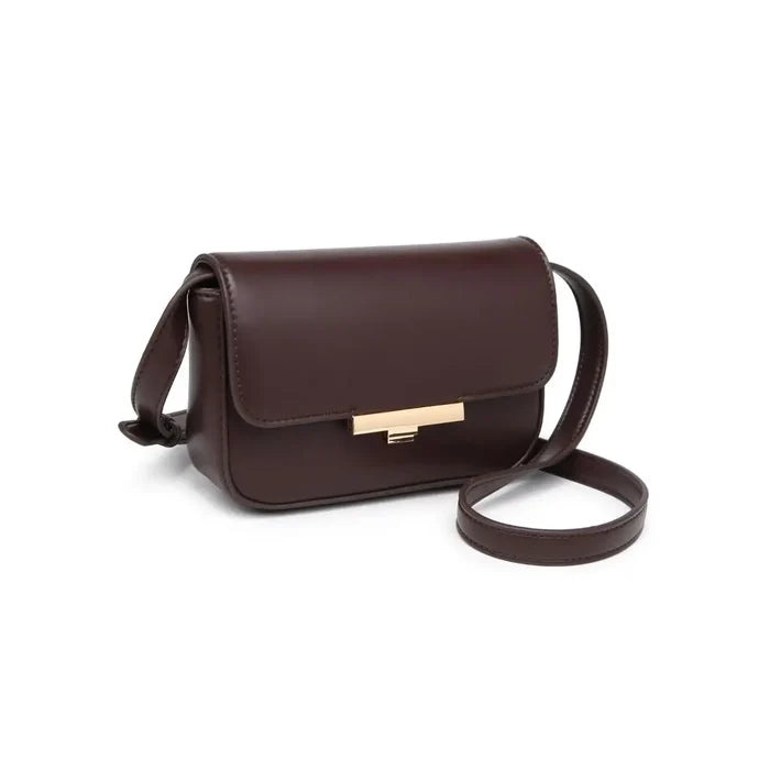 Bixel Crossbody in Chocolate - Madison's Niche