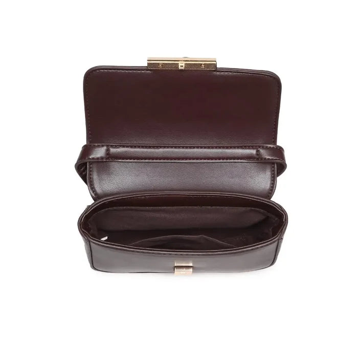 Bixel Crossbody in Chocolate - Madison's Niche