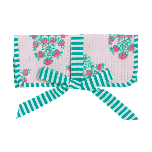 Block Print Jewelry Roll - Madison's Niche