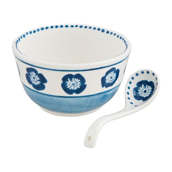 Block Print Salsa Bowl Set - Madison's Niche