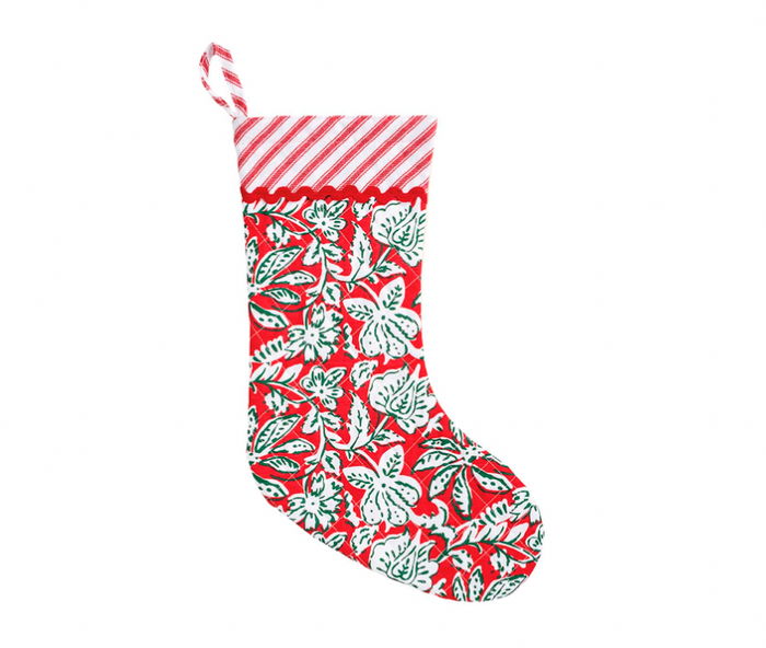 Block Print Stocking