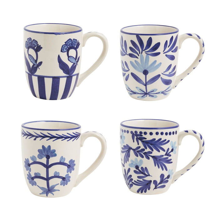 Blue Floral Mug - Madison's Niche