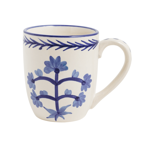 Blue Floral Mug - Madison's Niche