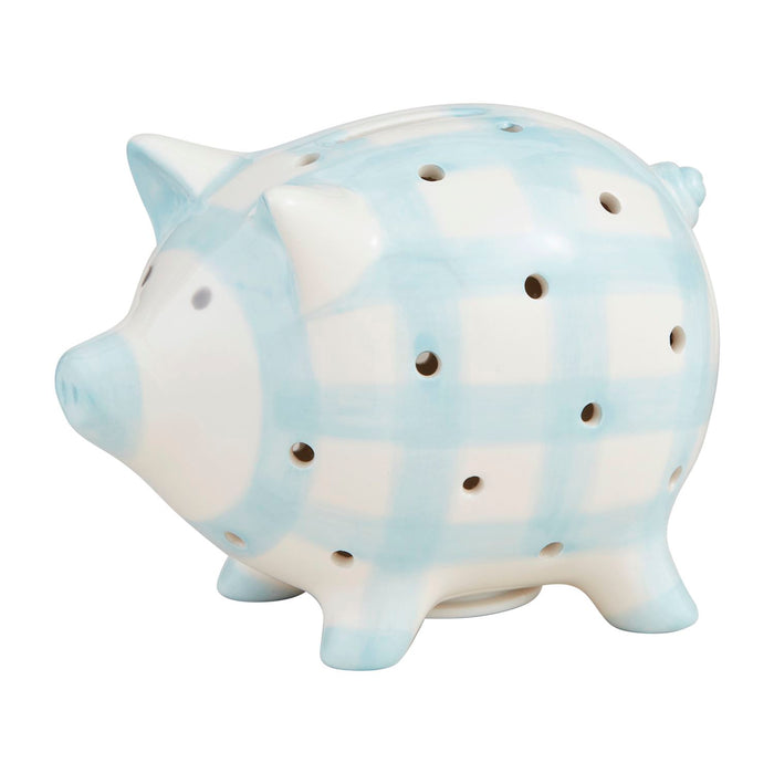 Blue Light Up Piggy Bank - Madison's Niche