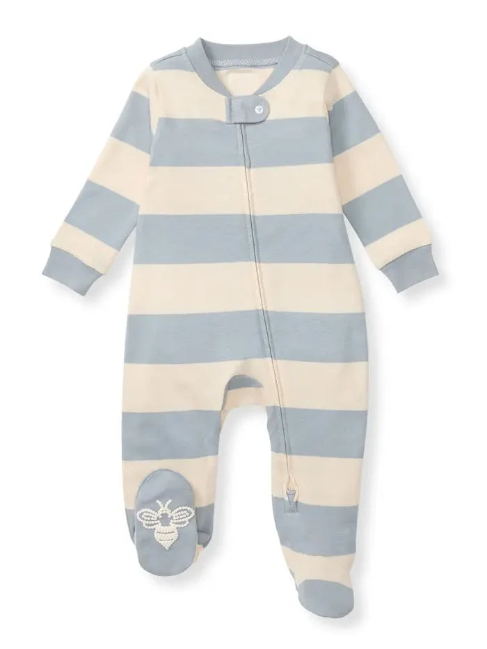 Blue Stripe Sleep & Play