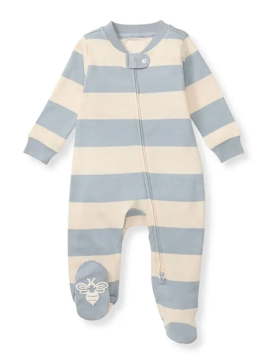 Blue Stripe Sleep & Play