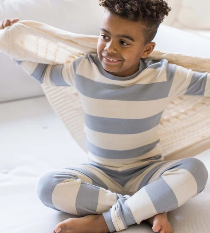 Blue Stripe Sleep & Play
