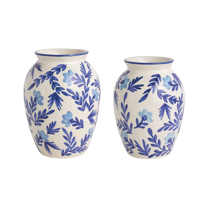 Blue Vine Vase - Madison's Niche
