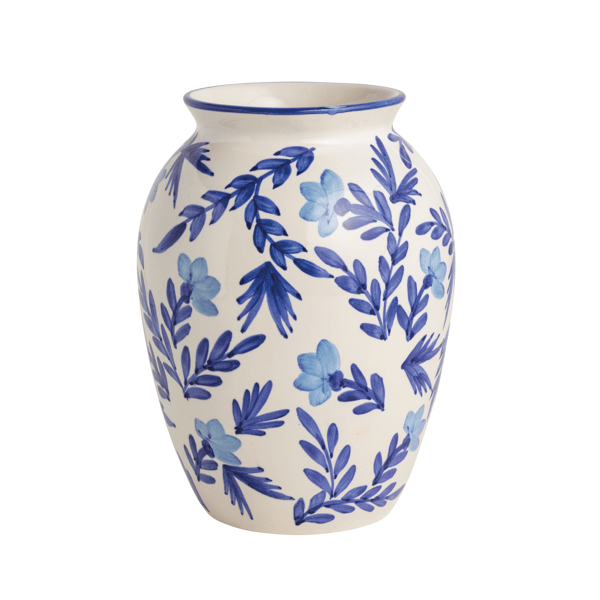 Blue Vine Vase - Madison's Niche