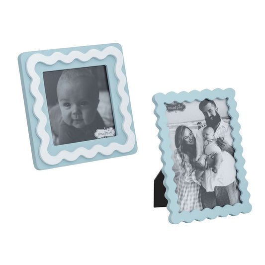 Blue Wood Frame - Madison's Niche
