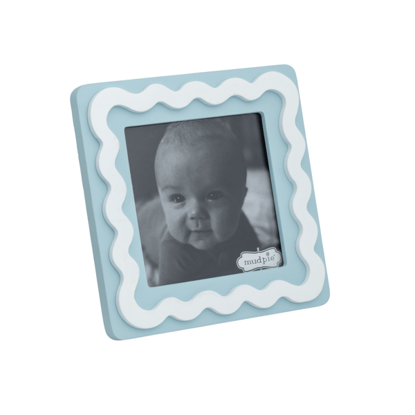 Blue Wood Frame - Madison's Niche