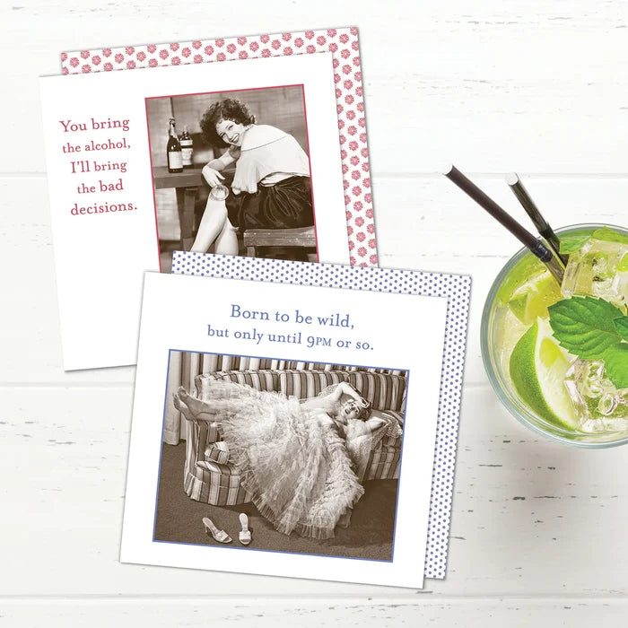 "Born to Be Wild" Cocktail Napkins - Madison's Niche