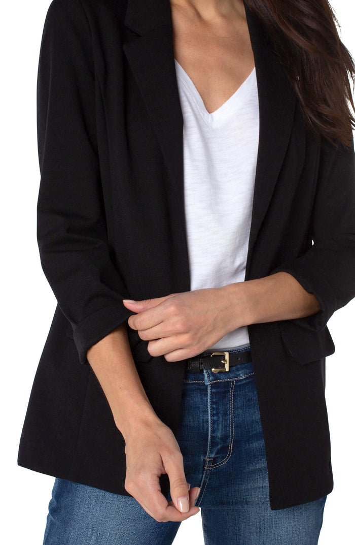 Boyfriend Blazer in Black - Madison's Niche