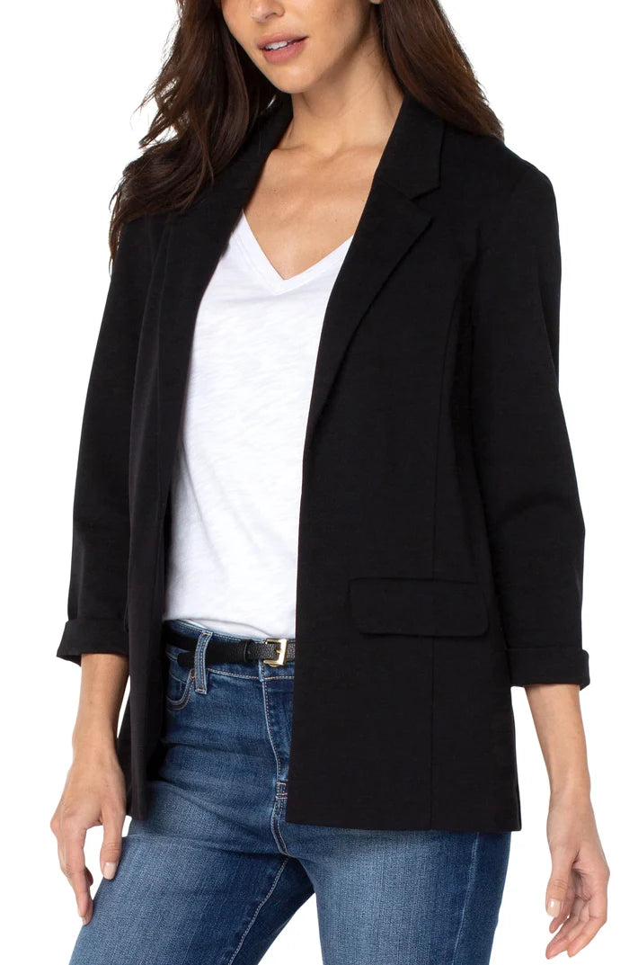 Boyfriend Blazer in Black - Madison's Niche