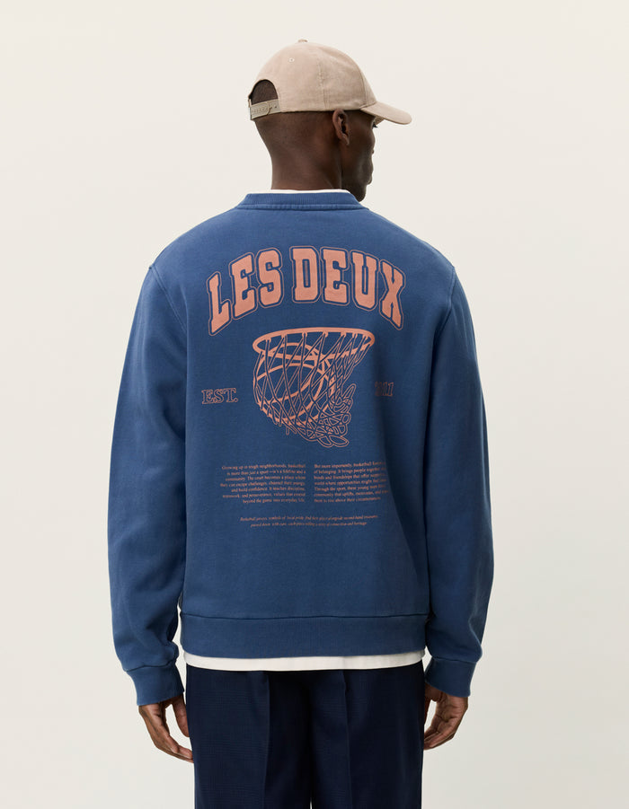 Brady Hoop Sweatshirt - Denim Blue
