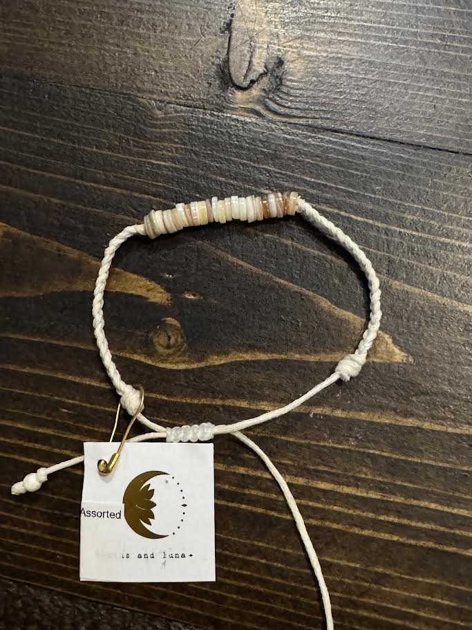 Braided Puka Bracelets- Assorted